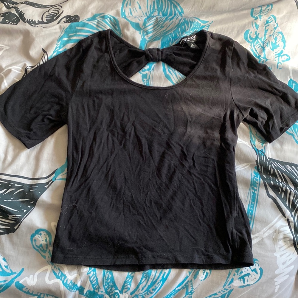Black Crop Top